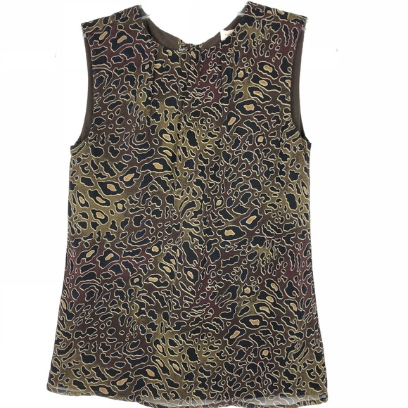 Tory Burch Tops - Tory Burch | 100% Silk Lined Tank with Tie Back